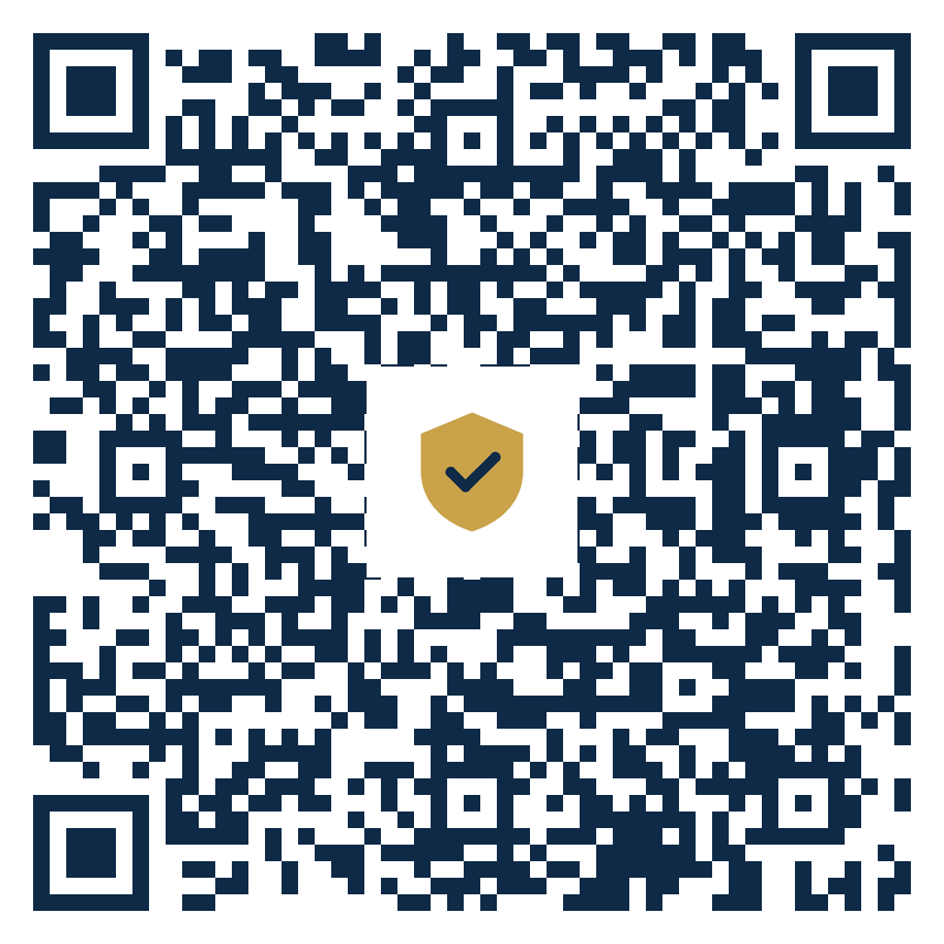 Código QR que lleva a la página de reclutamiento de agentes de Golden Memorial